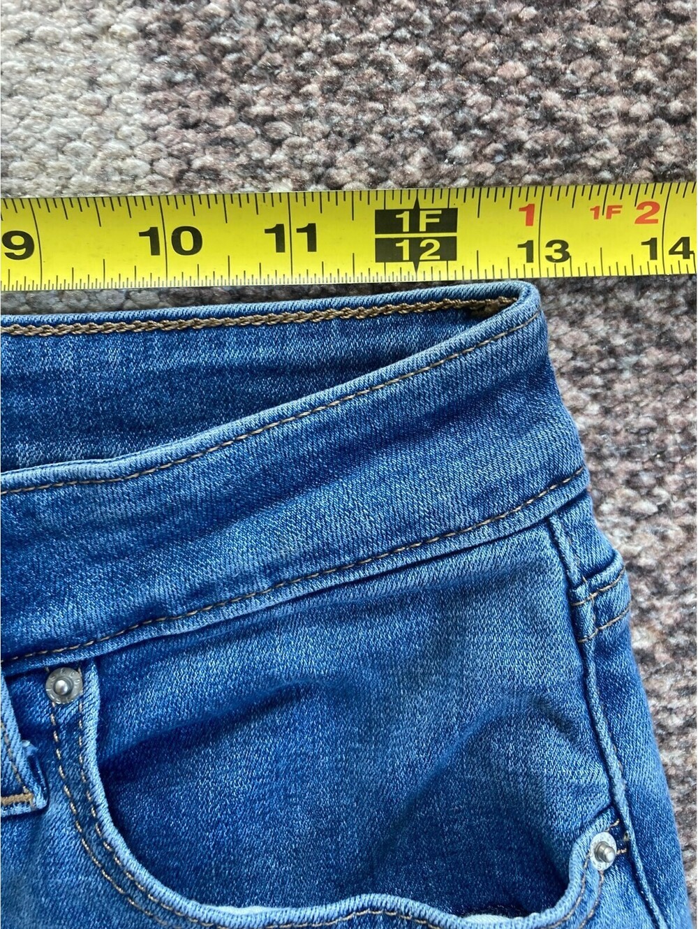 LEVIS 721 Women Sz 27 Blue Stretch Denim High Rise Skinny Jeans - Picture 4 of 9